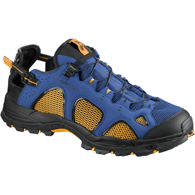 Salomon Singapore Mens Water Shoe - TECHAMPHIBIAN 3 Navy/Black | 38217-ZWTV